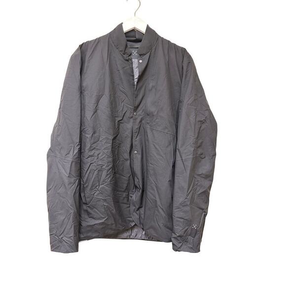 lululemon athletica Other - Lululemon Men XL Black Snap Button Insulated Bomber Jacket Outdoor Wicking Gym